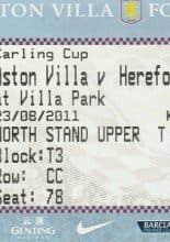 Aston Villa v Hereford United 23-Aug-2011