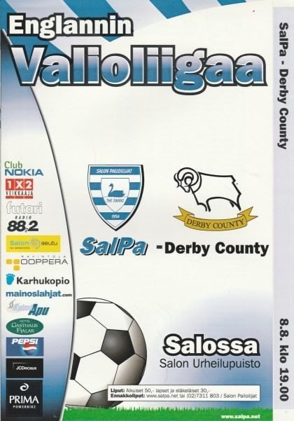 Salpa v Derby County 08-Aug-2001