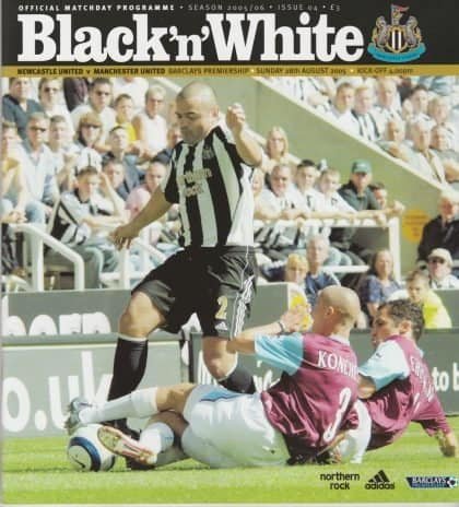 Newcastle United v Manchester United 28-Aug-2005
