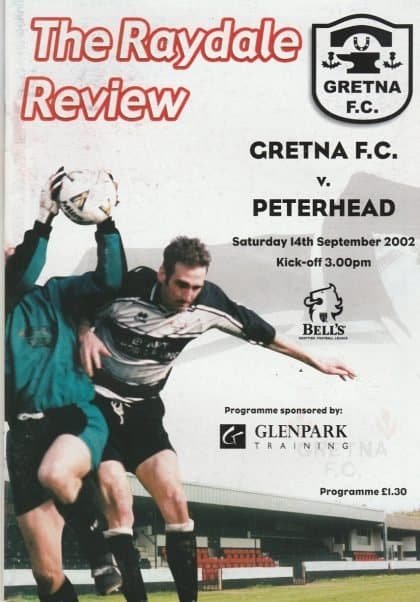 Gretna v Peterhead  14-Sep-2002