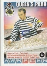 Queen's Park v Peterhead  23-Nov-2002