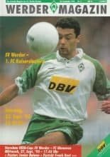 Werder Bremen v 1FC Kaiserslautern   23-Sep-1995