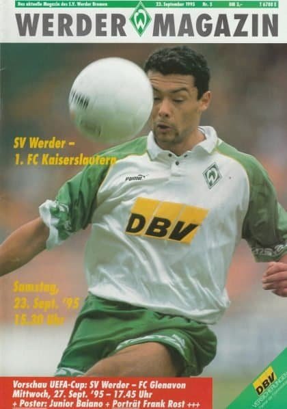 Werder Bremen v 1FC Kaiserslautern   23-Sep-1995