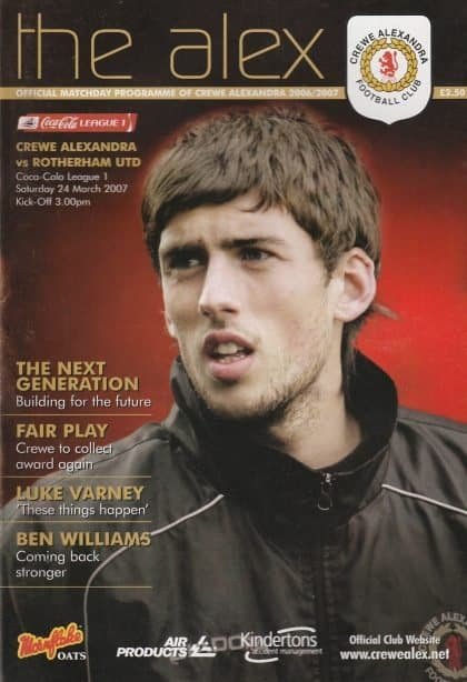 Crewe Alexandra v Rotherham United 24-Mar-2007