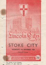Lincoln City v Stoke City 09-Sep-1959