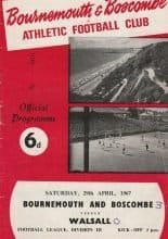 AFC Bournemouth v Walsall  29-Apr-1967