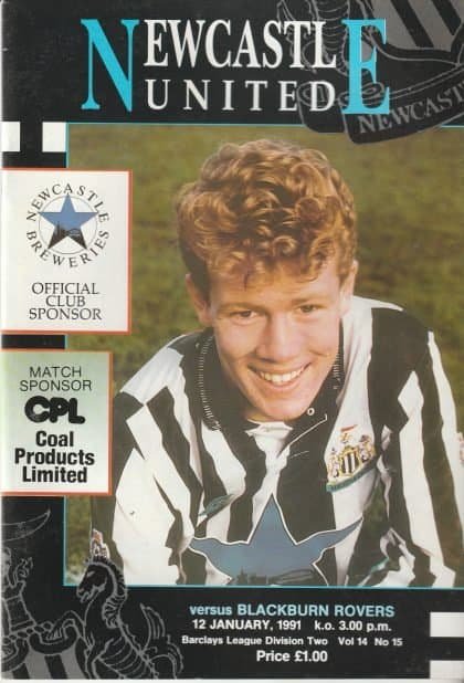 Newcastle United v Blackburn Rovers 12-Jan-1991