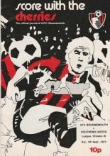 AFC Bournemouth v Southend United 07-Sep-1974