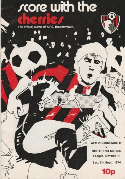 AFC Bournemouth v Southend United 07-Sep-1974