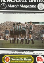 Newcastle United v Tottenham Hotspur 23-Jan-1988