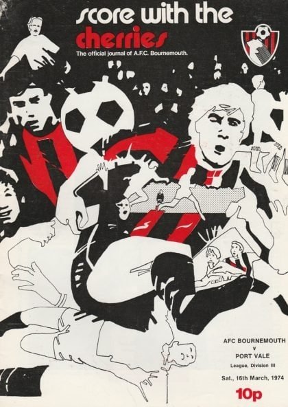 AFC Bournemouth v Port Vale 16-Mar-1974