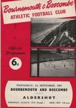 Bournemouth and Boscombe Athletic v Aldershot 01-Sep-1965