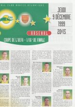 Nantes v Arsenal  09-Dec-1999