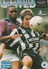 Newcastle United v Aston Villa 27-Apr-1994