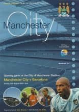 Manchester City v Barcelona 10-Aug-2003