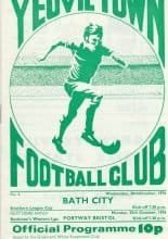 Yeovil Town v Bath City 20-Oct-1976