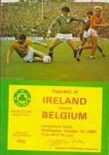 Republic of Ireland v Belgium  15-Oct-1980
