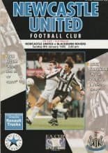Newcastle United v Blackburn Rovers 08-Jan-1995