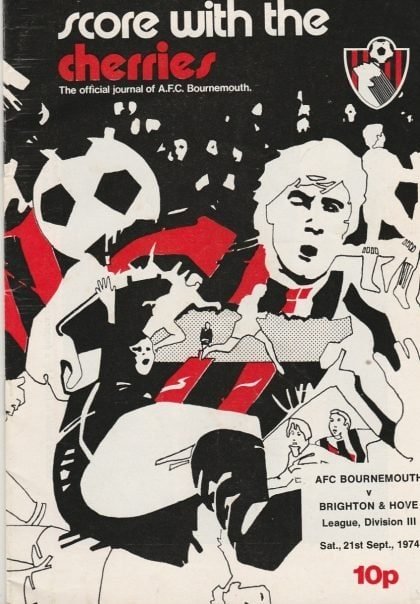 AFC Bournemouth v Brighton & Hove Albion 21-Sep-1974