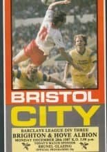 Bristol City v Brighton & Hove Albion 28-Dec-1987