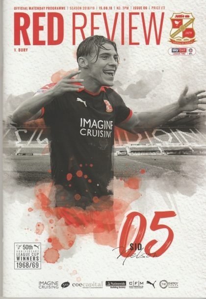 Swindon Town v Bury 16-Sep-2018