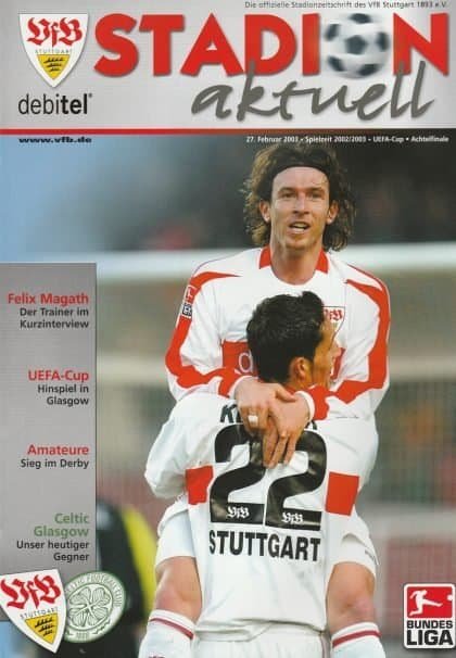 VFB Stuttgart v Glasgow Celtic 27-Feb-2003