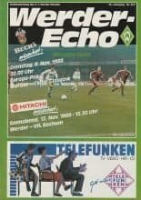 Werder Bremen v VFL Bochum 12-Nov-1988