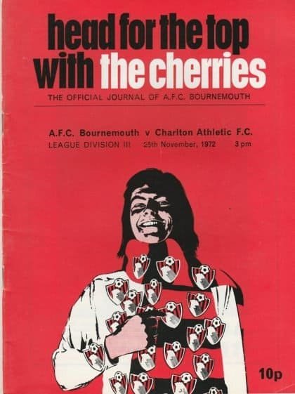 AFC Bournemouth v Charlton Athletic 25-Nov-1972