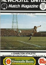 Newcastle United v Charlton Athletic 28-Nov-1987