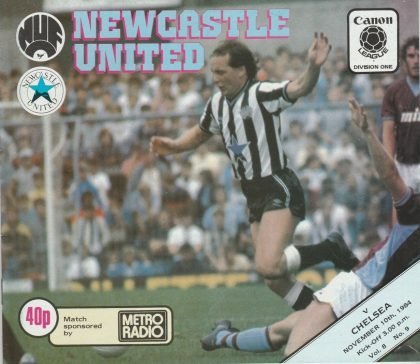 Newcastle United v Chelsea 10-Nov-1984