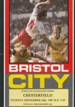 Bristol City v Chesterfield 29-Sep-1987