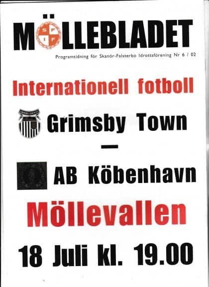 AB Copenhagen v Grimsby Town /  Sillamarknad v Skanors Hamn   18-Jul-2002