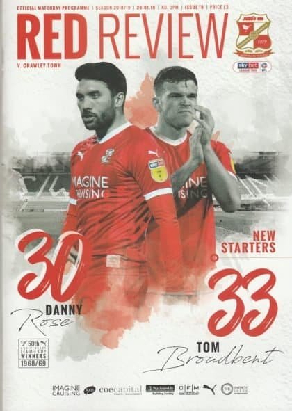 Swindon Town v Crawley Town 26-Jan-2019