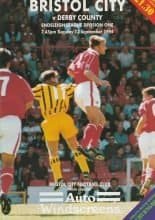 Bristol City v Derby County 13-Sep-1994