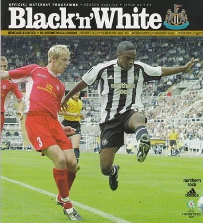 Newcastle United v Deportivo La Coruna  03-Aug-2005
