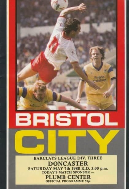Bristol City v Doncaster Rovers 07-May-1988