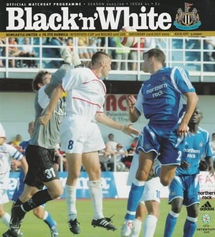 Newcastle United v FK ZTS Dubnica  23-Jul-2005