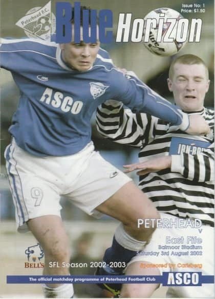Peterhead v East Fife 03-Aug-2002