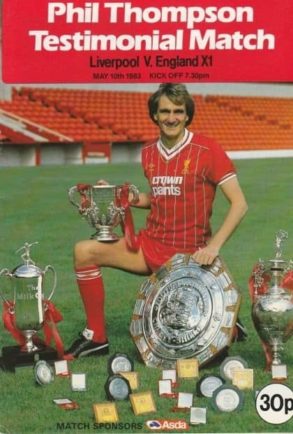 Liverpool v England XI  10-May-1983