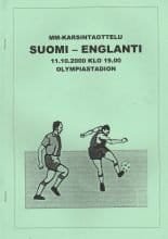 Finland v England 11-Oct-2000