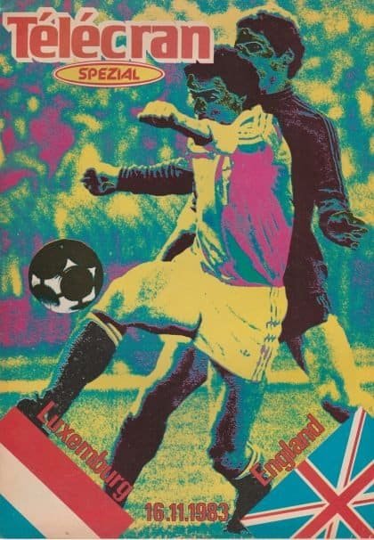 Luxembourg v England 16-Nov-1983