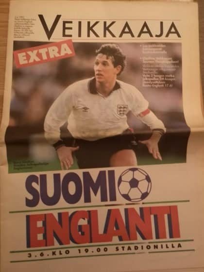 Finland v England 03-Jun-1992