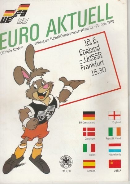 England v Russia 18-June-1988