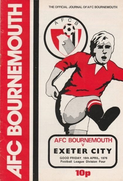 AFC Bournemouth v Exeter City 16-Apr-1976