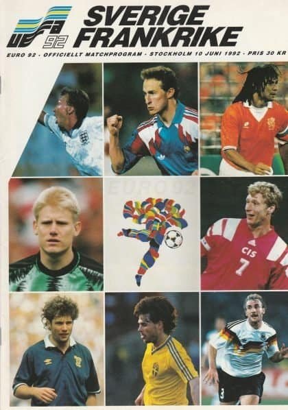 Sweden v France 10-June-1992