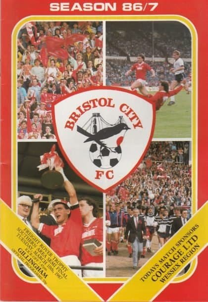 Bristol City v Gillingham 10-Mar-1987