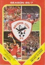 Bristol City v Gillingham 22-Apr-1987