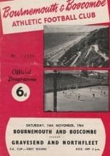 Bournemouth & Boscombe Athletic v Gravesend & Northfleet  14-Nov-1964