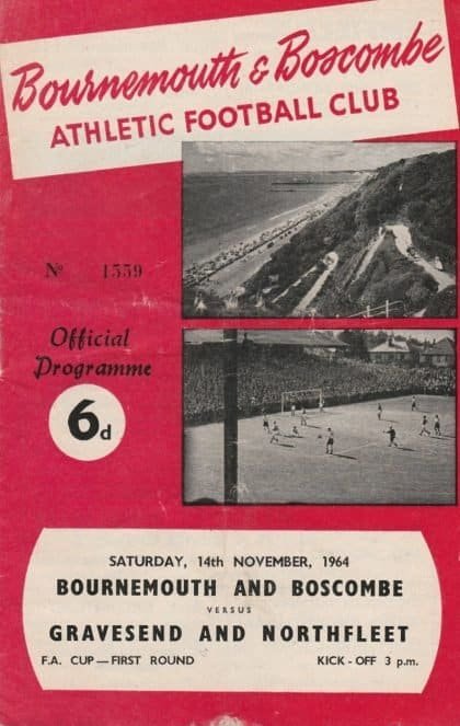 Bournemouth & Boscombe Athletic v Gravesend & Northfleet  14-Nov-1964
