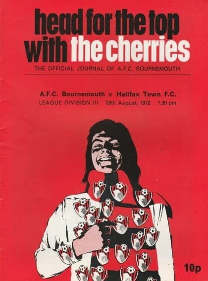 AFC Bournemouth v Halifax Town 29-Aug-1972